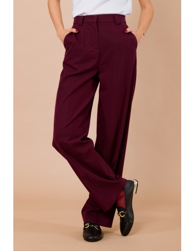 Calças Direitas com Passantes Maryley