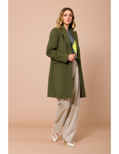 Calças retas com cinto na cintura Maryley