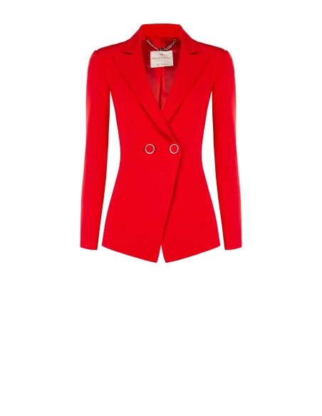 Jaqueta Blazer De Tecido Técnico Rinascimento - Vestiti Firmati Life Smiles