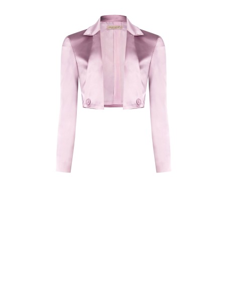 Bolero Aberto Em Cetim Com Alças Rinascimento - Vestiti Firmati Life Smiles