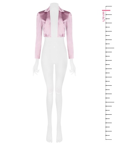 Bolero Aberto Em Cetim Com Alças Rinascimento - Vestiti Firmati Life Smiles