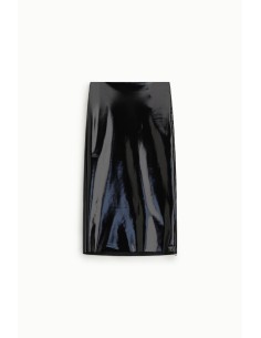 Saia Midi Cintura Alta Com Fenda Lateral Dixie 2