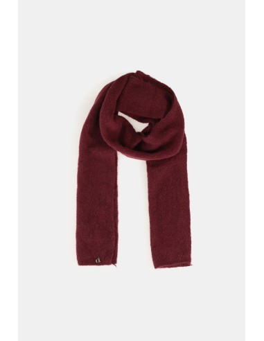 Cachecol com malha lisa e detalhe lateral Dixie