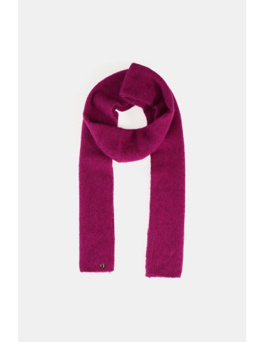 Cachecol com malha lisa e detalhe lateral Dixie