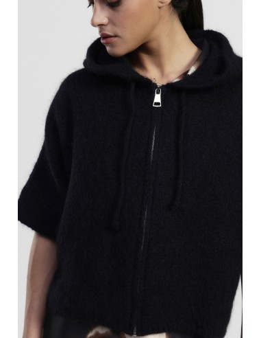 Cardigan Com Capuz, Fecho De Correr E Mangas Ao Cotovelo Dixie - Vestiti Firmati Life Smiles