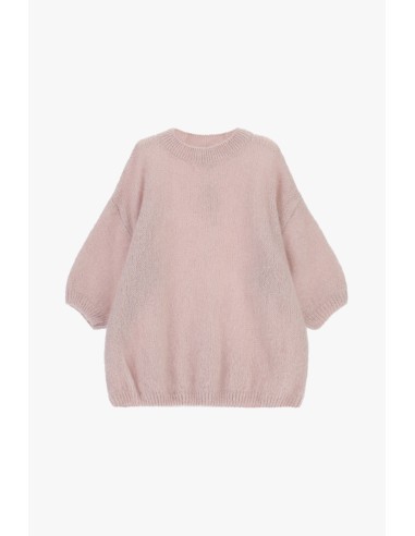 Camisola Oversize Mangas 3/4 Gola Redonda Dixie - Vestiti Firmati Life Smiles