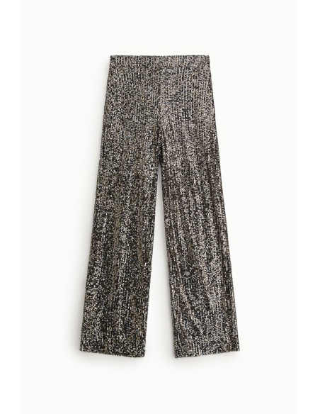 Pantaloni Palazzo Con Paillettes All-Over Dixie - Vestiti Firmati L...