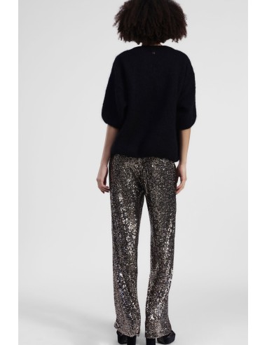 Pantaloni Palazzo Con Paillettes All-Over Dixie - Vestiti Firmati L...