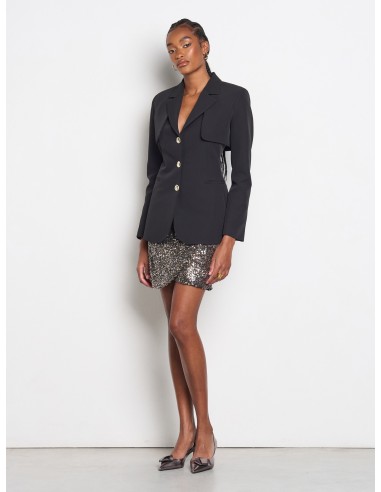 Blazer 3 Em 1 Em Tecido Técnico Transformável Em Bolero E Colete Rinascimento - Vestiti Firmati Life Smiles