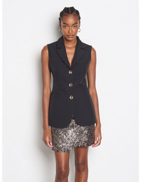 Blazer 3 Em 1 Em Tecido Técnico Transformável Em Bolero E Colete Rinascimento - Vestiti Firmati Life Smiles