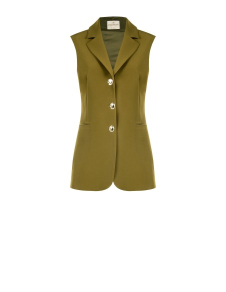 Blazer 3 Em 1 Em Tecido Técnico Transformável Em Bolero E Colete Rinascimento - Vestiti Firmati Life Smiles