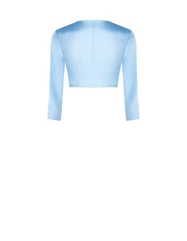 Bolero (Cobertura De Ombros) Aberto Em Cetim Rinascimento - Vestiti Firmati Life Smiles