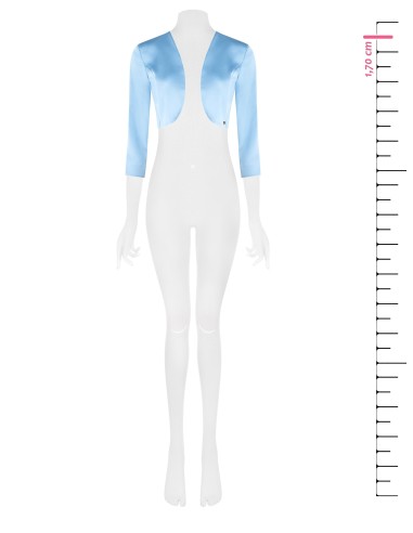 Bolero (Cobertura De Ombros) Aberto Em Cetim Rinascimento - Vestiti Firmati Life Smiles