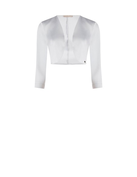 Bolero (Cobertura De Ombros) Aberto Em Cetim Rinascimento - Vestiti Firmati Life Smiles