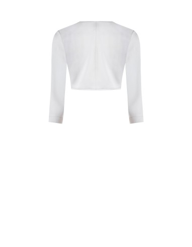 Bolero (Cobertura De Ombros) Aberto Em Cetim Rinascimento - Vestiti Firmati Life Smiles