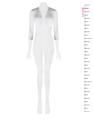 Bolero (Cobertura De Ombros) Aberto Em Cetim Rinascimento - Vestiti Firmati Life Smiles