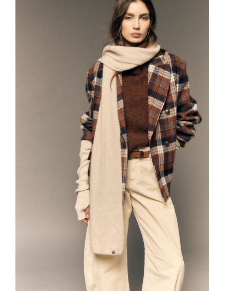 Sciarpa Con Lavorazione Rasata E Dettaglio Laterale Dixie - Vestiti...