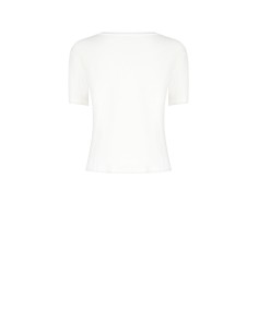 T-shirt regular em viscose com estampado do logótipo Rinascimento 2