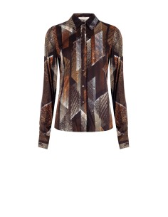 Camisa acinturada em viscose Rinascimento 2