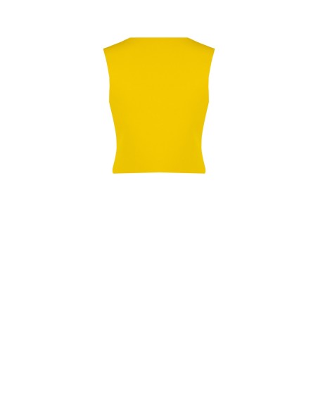 Colete com 3 Botões em Tecido Técnico Rinascimento