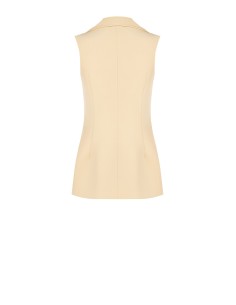 Colete Cintado Corte Longo Em Tecido Técnico Rinascimento 2