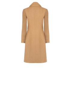 Casaco comprido bege com cachecol integrado Rinascimento 2