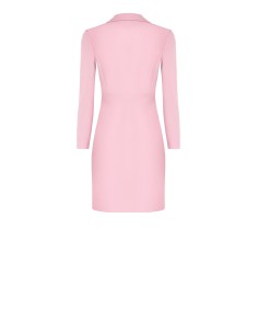 Blazer longo com efeito de casaco em tecido técnico com fivela Rinascimento 2