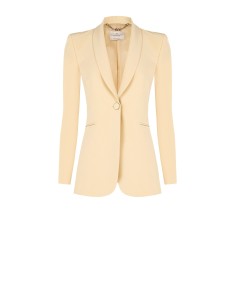 Blazer entalhado em tecido técnico Rinascimento