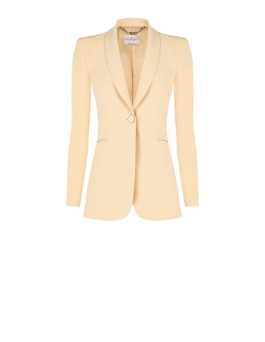 Blazer entalhado em tecido técnico Rinascimento