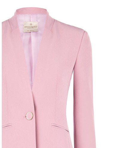 Blazer acinturado em tecido técnico Rinascimento