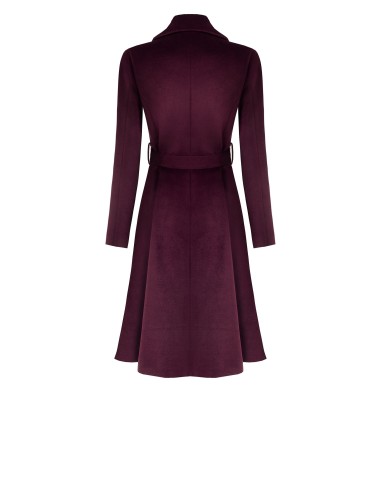 Casaco Longo Em Veludo Com Botões Com Logótipo E Cinto Coordenado Rinascimento