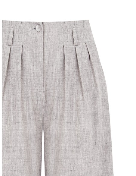 Calças Culotte Com Duas Pences E Bolsos Rinascimento