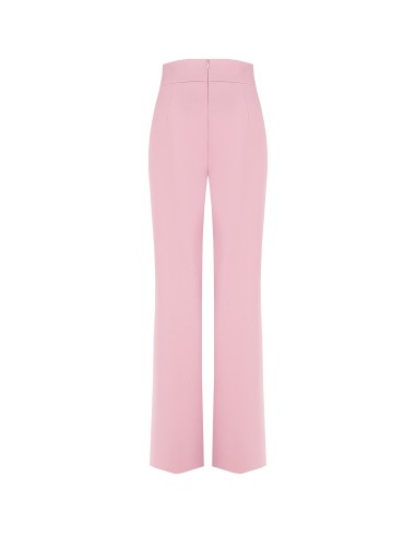 Calças Palazzo Em Tecido Técnico Com Fivela Rinascimento