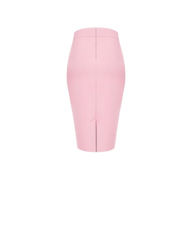 Saia Lápis em Tecido Técnico com Fenda Traseira Rinascimento