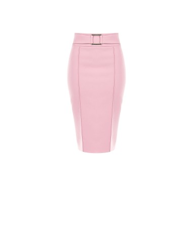 Saia Lápis em Tecido Técnico com Fenda Atrás Rinascimento