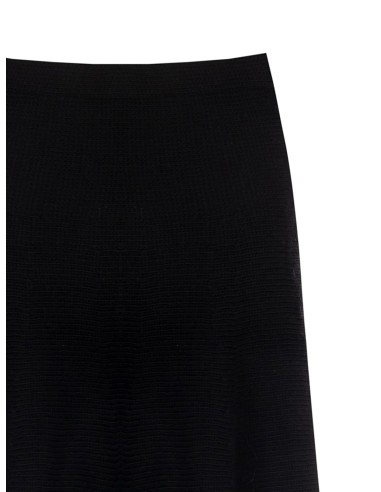 Saia em malha entrelaçada com barra enriquecida com strass Rinascimento