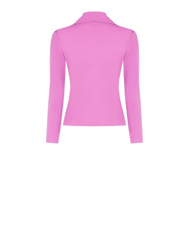 Blazer Curto E Justo Em Tecido Técnico Com Botões Com Logótipo Rinascimento - Vestiti Firmati Life Smiles