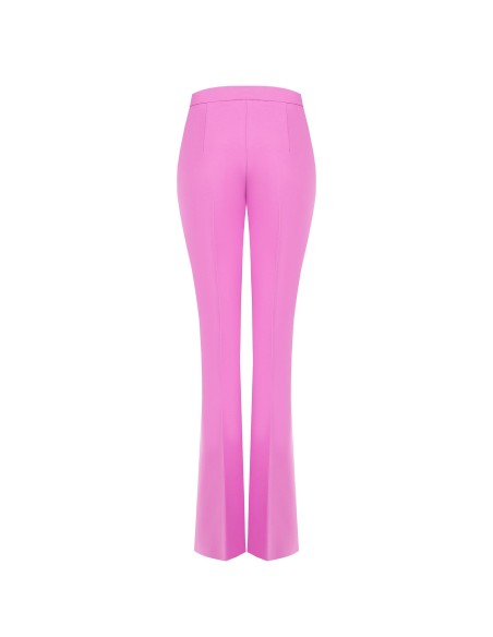 Calças Largas Em Tecido Técnico Com Fecho De Correr Lateral Rinascimento - Vestiti Firmati Life Smiles