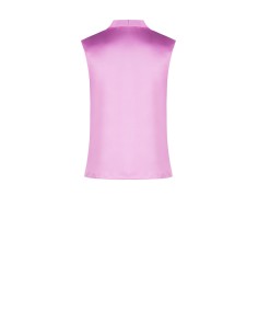 Blusa De Cetim Plissada Com Decote Em Anel Rinascimento - Vestiti Firmati Life Smiles 2