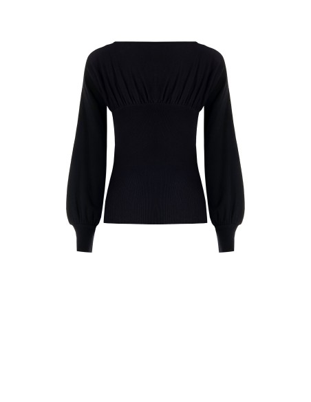 Maglione Aderente Con Scollo A Barchetta Rinascimento - Vestiti Fir...