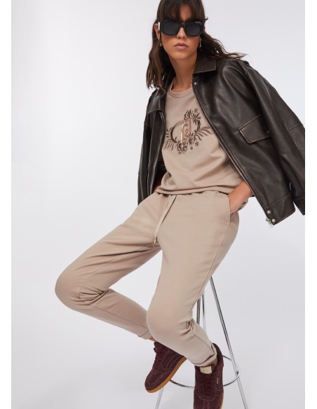 Calças de jogging em felpa Liu Jo