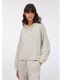Sweat Lurex® com Capuz Liu Jo