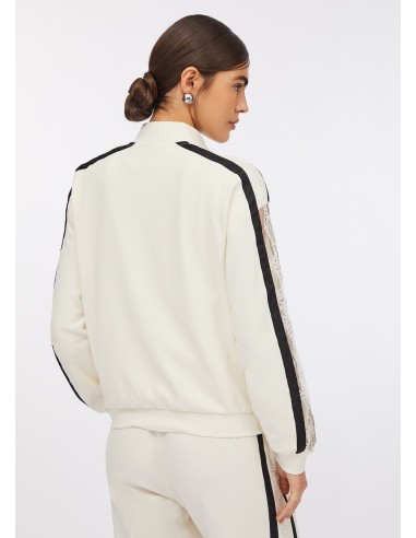 Sweatshirt de algodão com renda Liu Jo