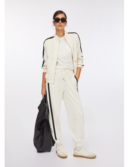 Sweatshirt em algodão com renda Liu Jo