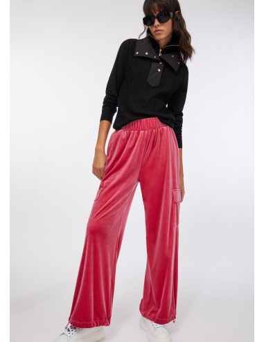 Calças Jogging em Chenille com Logótipo Liu Jo