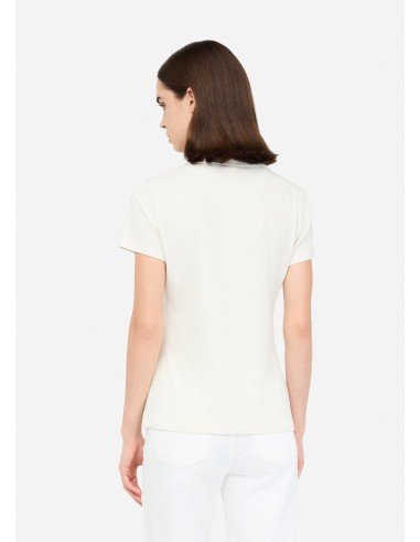 T-shirt com estampado laminado Liu Jo