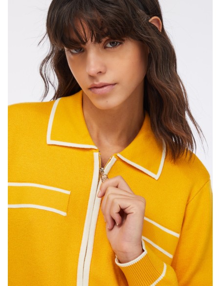 Cardigan com fecho de correr Liu Jo