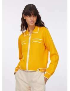 Cardigan com fecho de correr Liu Jo