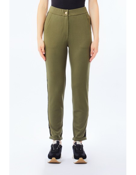 Calças estampadas com manchas Liu Jo