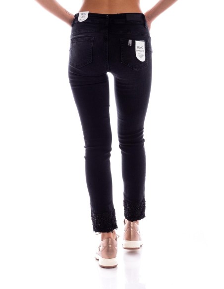 Denim Skinny com Swarovski Liu Jo